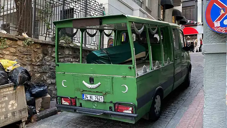 Galata'da dikkat çeken ölüm