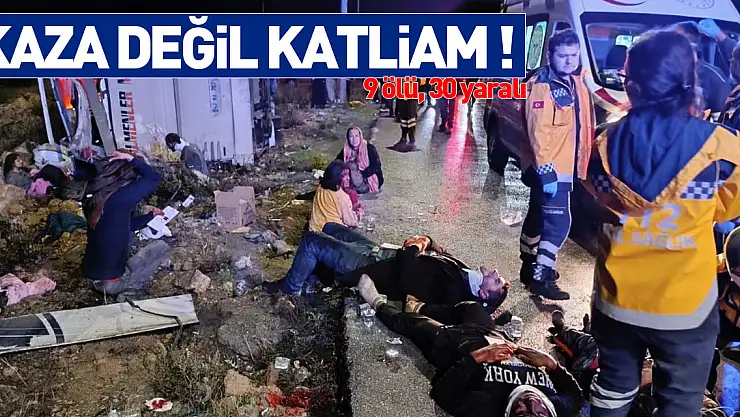 Kaza değil katliam