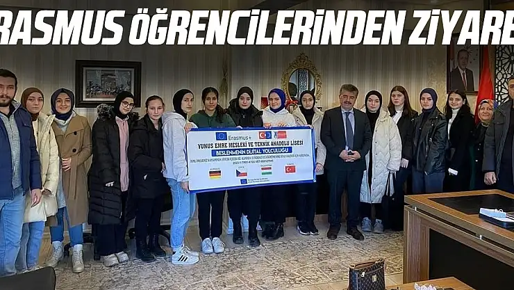 Erasmus öğrencilerinden ziyaret
