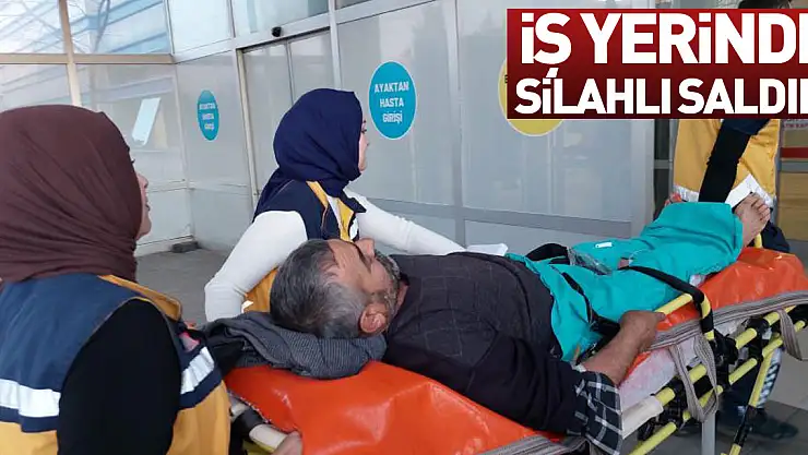 İş yerinde silahlı saldırı