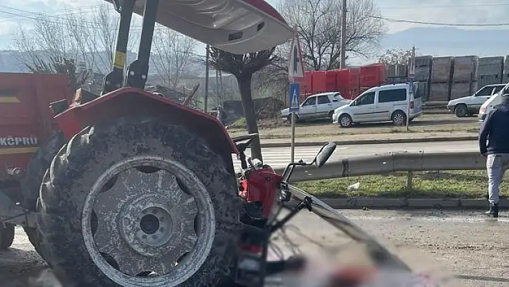 Traktör kazası can aldı