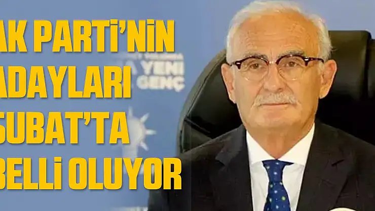 AK Parti'nin adayları Şubat'ta belli oluyor