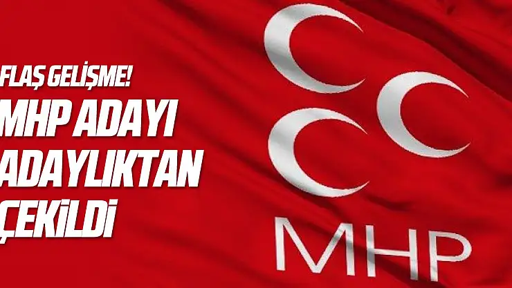 Söğüt'te MHP adayı adaylıktan çekildi