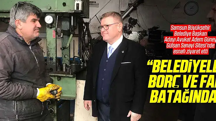 'BELEDİYELER BORÇ VE FAİZ BATAĞINDA'