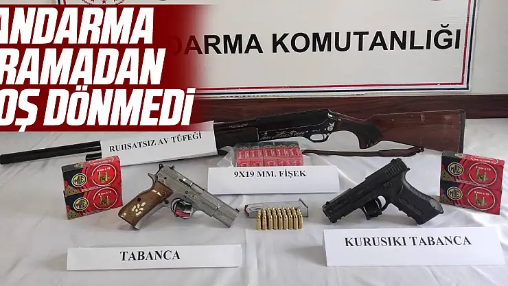 Jandarma Aramadan Boş Dönmedi