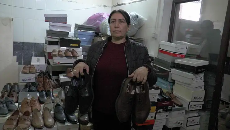 Muhtardan ayakkabı yardımı