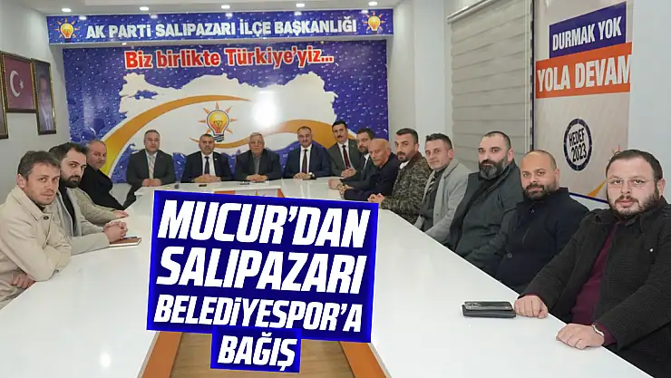 Mucur'dan Salıpazarı Belediyespor'a bağış