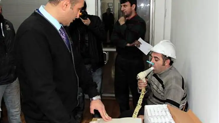 İşçilere Koah Testi Yapıldı