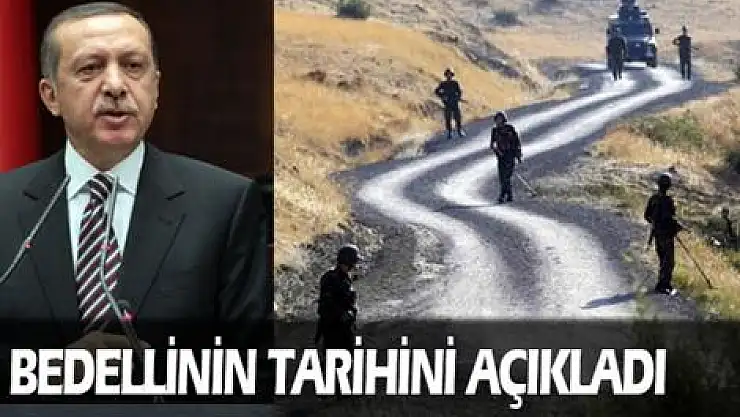 Bedellinin tarihini açıkladı