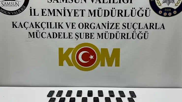 Gümrük kaçağı cep telefonu ele geçirildi