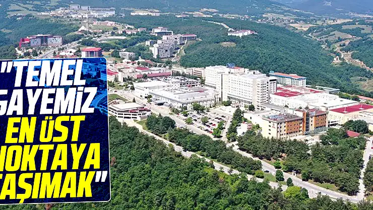 'Temel gayemiz, en üst noktaya taşımak'