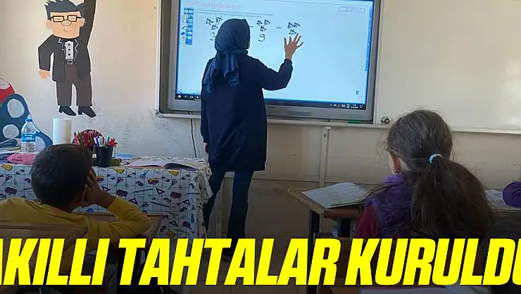 AKILLI TAHTALAR KURULDU