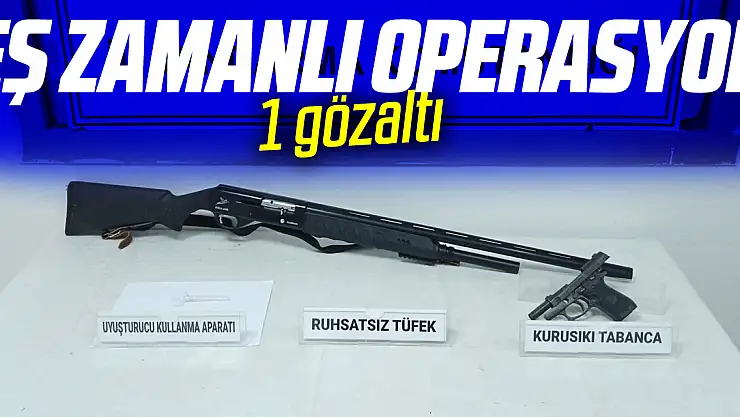 Eş Zamanlı Operasyon: 1 Gözaltı