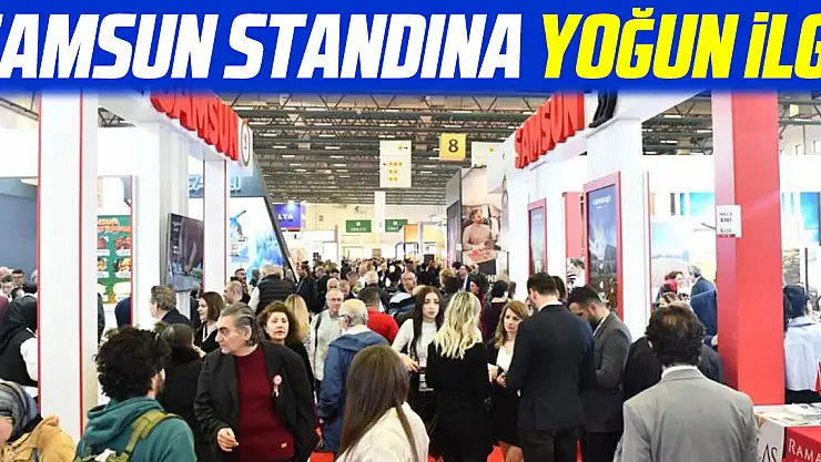 Samsun standına yoğun ilgi