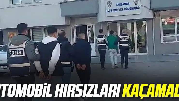 OTOMOBİL HIRSIZLARI KAÇAMADI