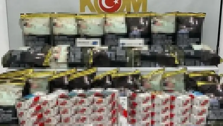 Kaçak tütün mamulleri ele geçirildi