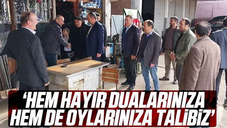 BAŞKAN ADAYI ZEKAİ ADEM SAPANCI 'Hem hayır dualarınıza, hem de oylarınıza talibiz'