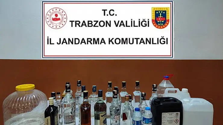 SAHTE İÇKİ ELE GEÇİRİLDİ