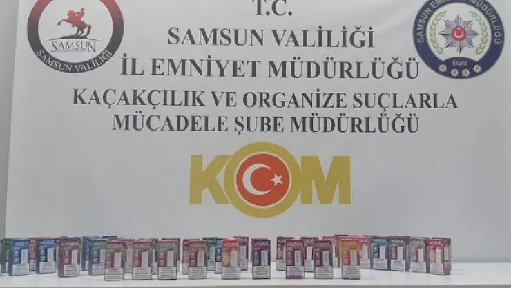 Elektronik sigara ele geçirildi