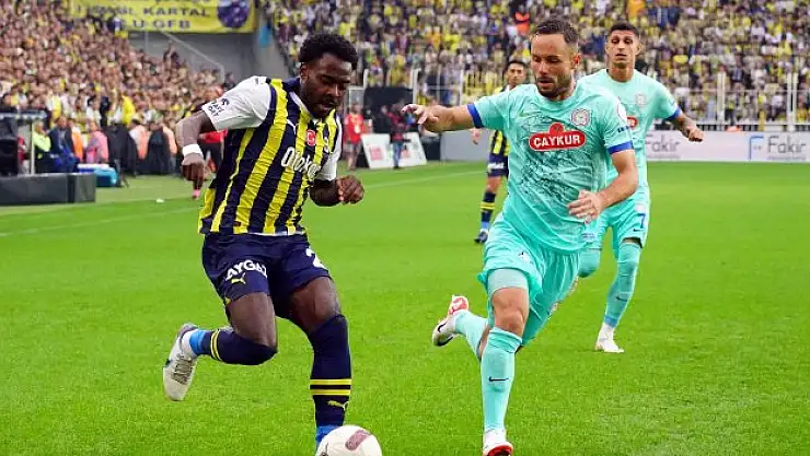 Çaykur Rizespor - Fenerbahçe Karşılaşması Yarın