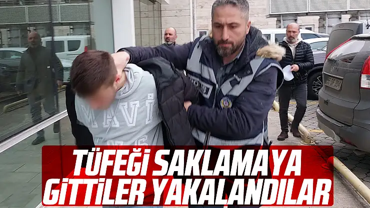 Tüfeği Saklamaya Gittiler Yakalandılar