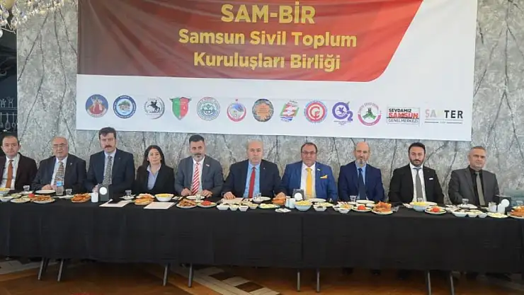 Samsun'da hemşehri dernekleri SAM-BİR çatısı altında birleşti