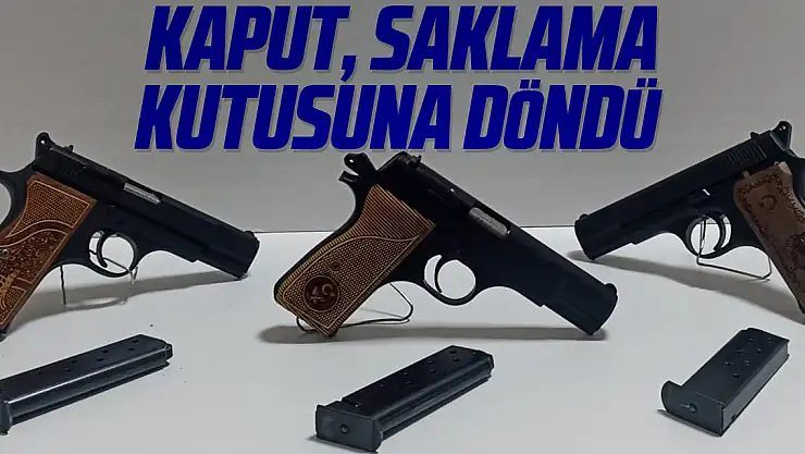 Kaput, saklama kutusuna döndü