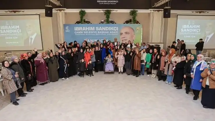 Başkan Sandıkçı, Canikli kadınlarla bir araya geldi