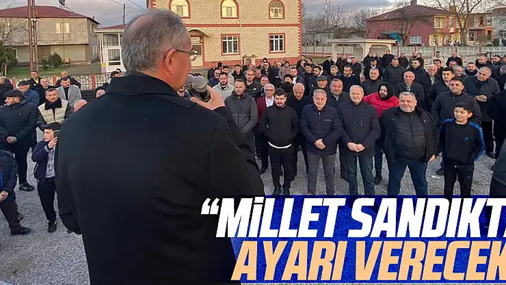'Millet sandıkta ayarı verecek'