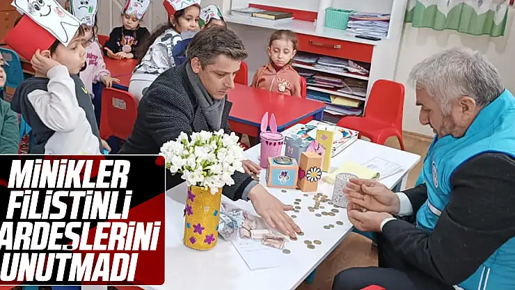 Çarşambalı Minikler Filistinli Kardeşlerini Unutmadı