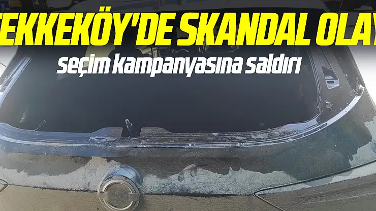 Tekkeköy'de Skandal Olay