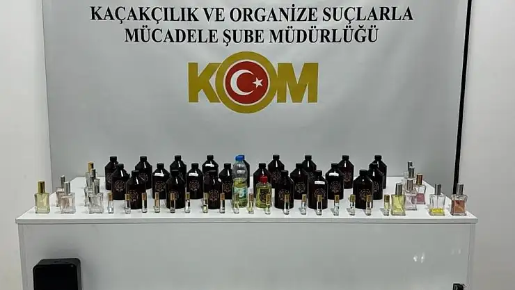 Gümrük kaçağı parfüm ele geçirildi