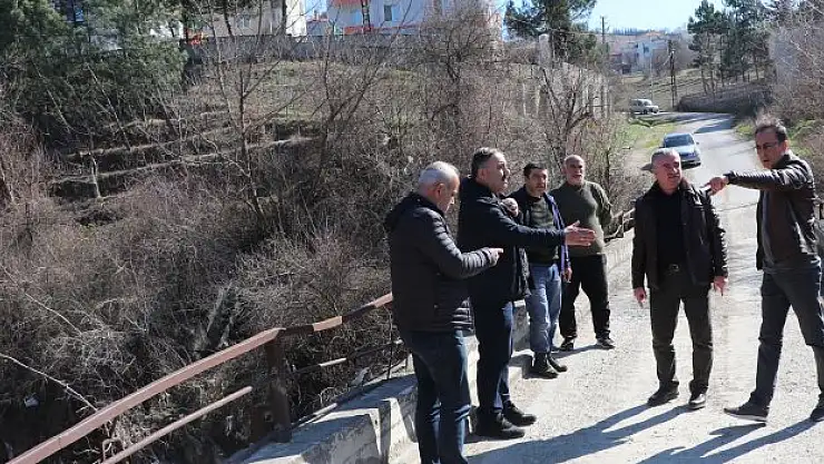 Boyalıca Köprüsü'nde saha incelemesi