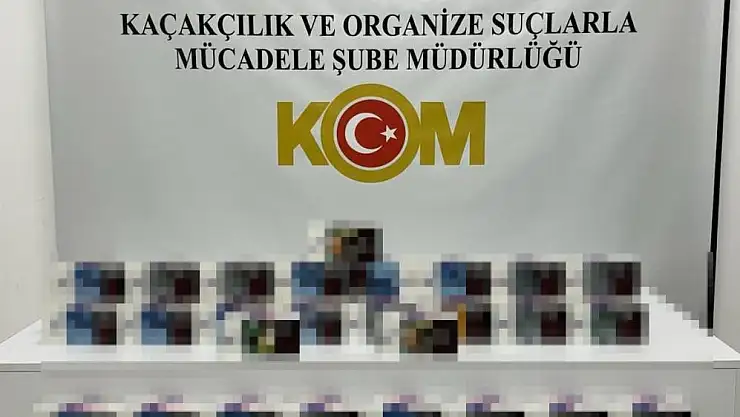 Sahte bandrollü boş makaron ele geçirildi