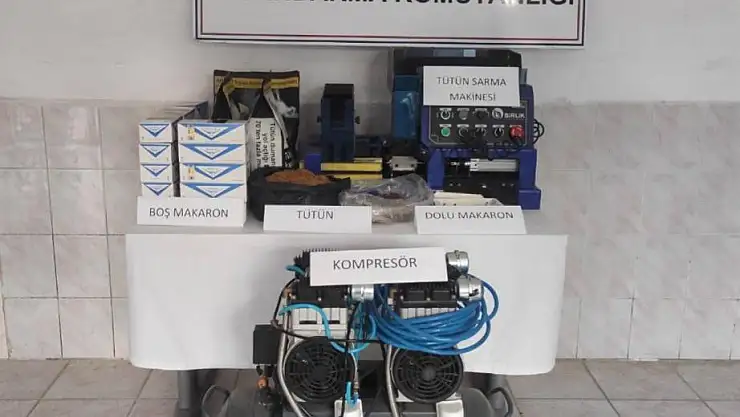 KAÇAK TÜTÜN SATICILARINA BASKIN