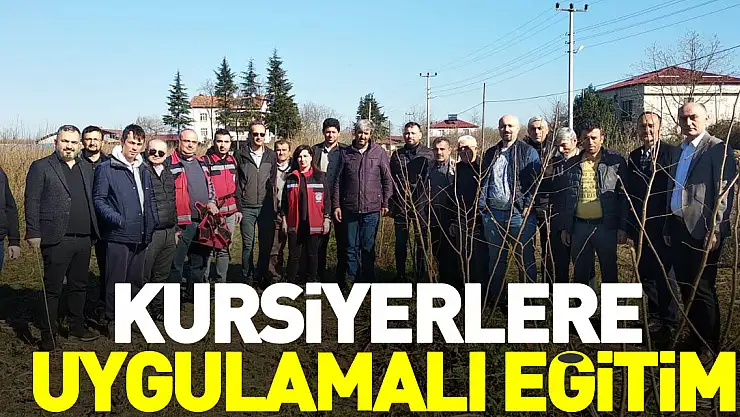 Kursiyerlere Uygulamalı Eğitim