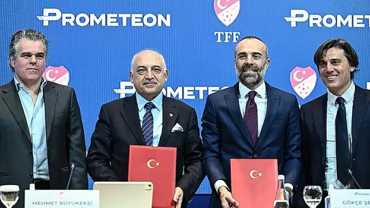 TFF ile Prometeon sponsorluk sözleşmesi imzaladı