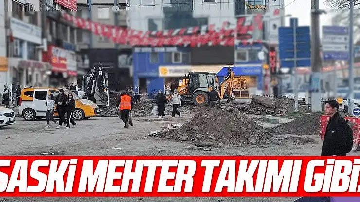 SASKİ mehter takımı gibi!