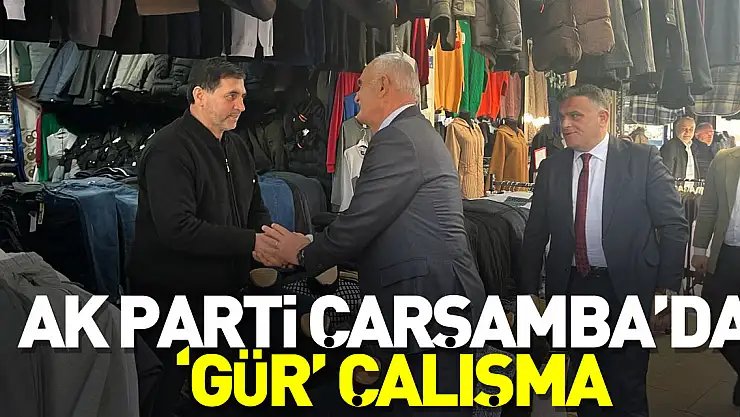 AK PARTİ ÇARŞAMBA'DA 'GÜR' ÇALIŞMA