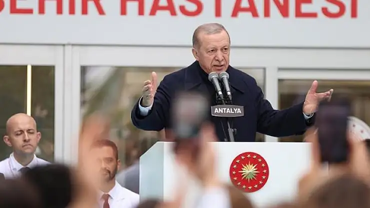 Cumhurbaşkanı Erdoğan, Hastane Açılışında