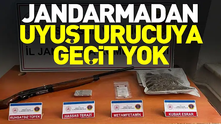 JANDARMADAN UYUŞTURUCUYA GEÇİT YOK