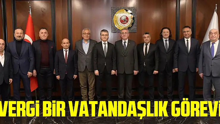 'Vergi bir vatandaşlık görevi'