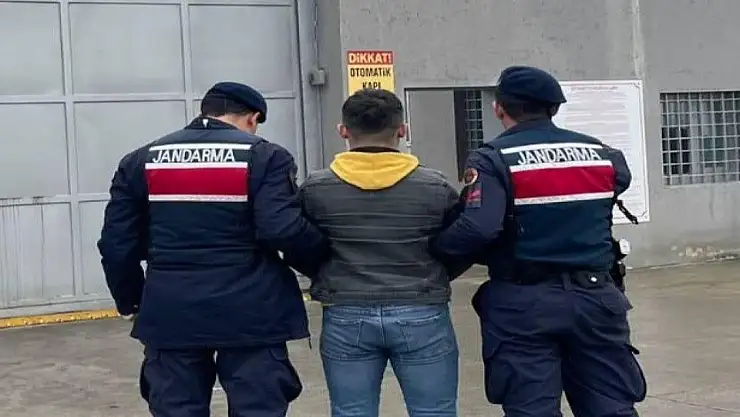 9 YIL CEZASI OLAN ŞAHIS JANDARMA'DAN KAÇAMADI!