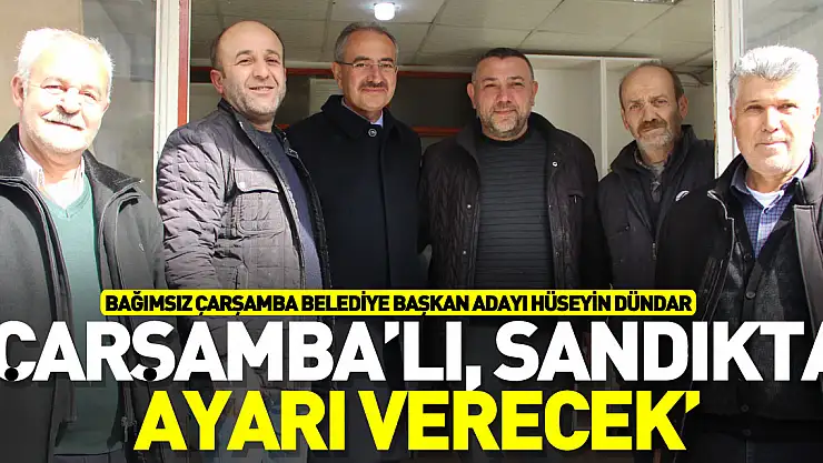 DÜNDAR 'ÇARŞAMBA'LI, SANDIKTA AYARI VERECEK'