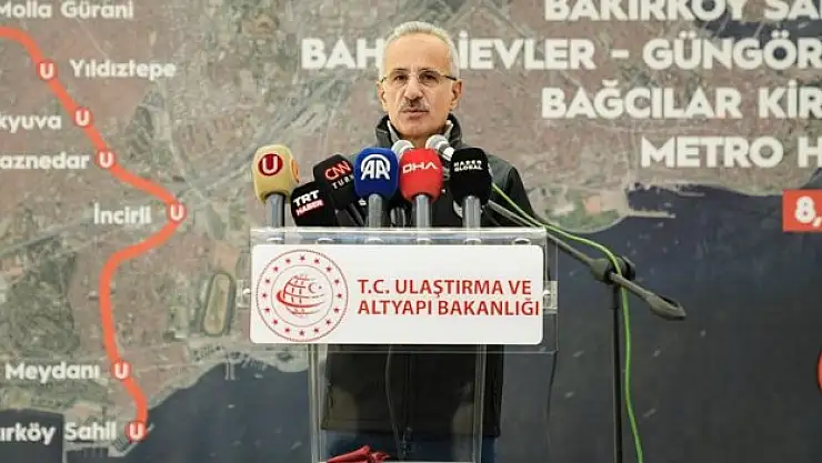 Bakırköy Sahil-Bağcılar Kirazlı Metro Hattı bugün açılıyor