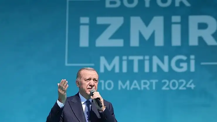 Erdoğan: İzmir'in kayıp yıllarını hep birlikte telafi etmek istiyoruz