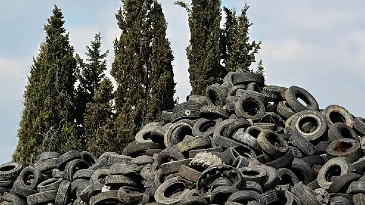 423 bin ton hurda lastik ekonomiye kazandırıldı