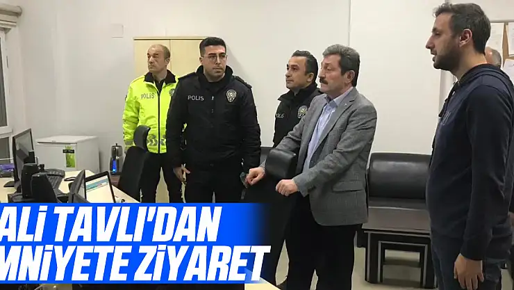 Vali Tavlı'dan Emniyete Ziyaret