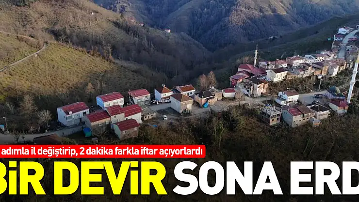 BİR DEVİR SONA ERDİ