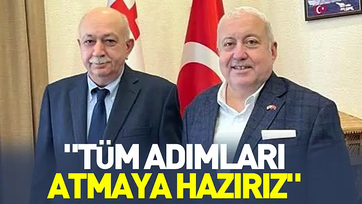 Başkan Yılmaz'dan İashvili'ye ziyaret